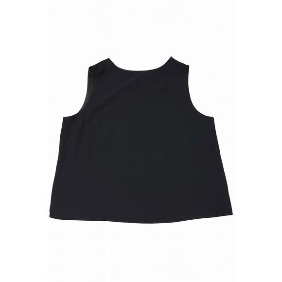 R&M Richards Jacket Tank Set 32W Black Sequins Trim Sheer Sleeves Holiday Party - Picture 5 of 13